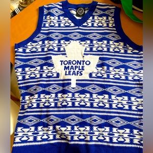 Official NHL Maple Leafs Ugly Sweater Vest